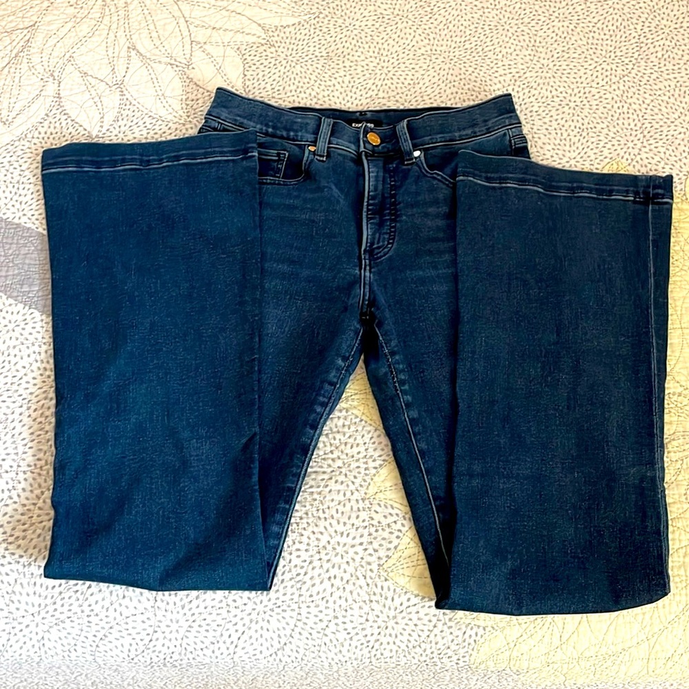 EUC Express Mid Rise Bootcut Jeans